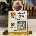 Single QR Standee