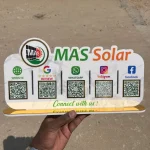 Five QR Code Standee