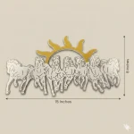 Seven Horse Wall Decor - Image 7
