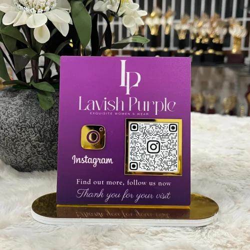 Creative QR Code Standee 00028